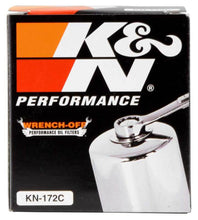 Cargar imagen en el visor de la galería, K&amp;N Oil Filter Powersports Canister Chrome
