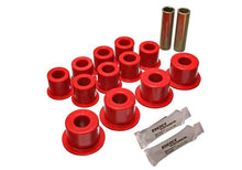 Load image into Gallery viewer, Energy Suspension 67-81 Chevrolet Camaro Red Heavy Duty Shackle Set (Includes Hardware)