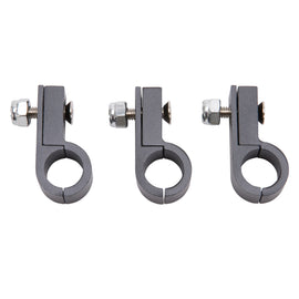 Russell Line Clamp For -6 Tubing Black Anodize (4 Pack)