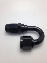 Cargar imagen en el visor de la galería, Fragola -10AN Male Rad Fitting x 180 Degree Pro-Flow Hose End - Black