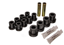 Cargar imagen en el visor de la galería, Energy Suspension 54-62 Chevy Corvette Black Rear Leaf Spring Bushing Set