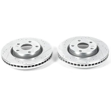 Cargar imagen en el visor de la galería, Power Stop 08-09 Pontiac G8 Front Evolution Drilled &amp; Slotted Rotors - Pair