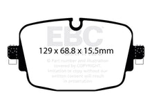 Cargar imagen en el visor de la galería, EBC Racing 20-24 Audi RS6 4.0TT Rear RP-1 Race Brake Pads