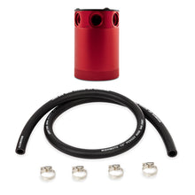 Cargar imagen en el visor de la galería, Mishimoto Assembled Universal 3-Port Catch Can Red w/ Hose