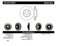 Load image into Gallery viewer, Stoptech 01-05 Toyota Celica GT &amp; GT-S/05-09 Scion tC Front CRYO-STOP Rotor