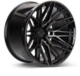 Vossen HF6-5 22x12 - 6x139.7 - ET-44 - Ultra Deep Face - 106.1 - Tinted Gloss Black Wheel