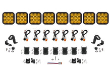 Cargar imagen en el visor de la galería, Diode Dynamics SS5 Sport Universal CrossLink 8-Pod Lightbar - Yellow Driving