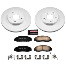 Cargar imagen en el visor de la galería, Power Stop 98-02 Honda Accord Front Z17 Evolution Geomet Coated Brake Kit