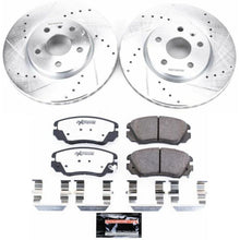 Cargar imagen en el visor de la galería, Power Stop 2010 Buick Allure Front Z26 Street Warrior Brake Kit