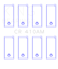 King Engine Bearings Ford 105E/107E/109E/G2/J3E/2737E/3036E Connecting Rod Bearing Set