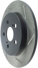 Cargar imagen en el visor de la galería, StopTech 09-11/14-15 Toyota Corolla / 10-15 Toyota Prius Rear Left Sport Slotted Rotor