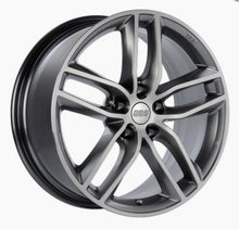 Cargar imagen en el visor de la galería, BBS SX 20x9 5x112 ET33 66.5mm CB Wheel Gloss Platinum w/ Diamond Cut Face Wheel