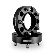 Cargar imagen en el visor de la galería, Mishimoto Borne Off-Road Wheel Spacers 5x150 110.1 25 M14 Black