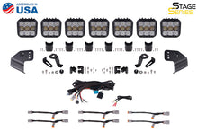 Cargar imagen en el visor de la galería, Diode Dynamics Bronco SS5 Pro CrossLink Windshield - Yellow Combo Lightbar Kit