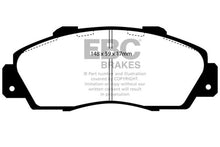 Load image into Gallery viewer, EBC 97-01 Honda CR-V 2.0 Greenstuff Front Brake Pads