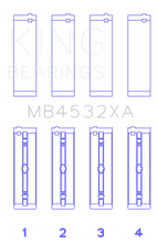 Load image into Gallery viewer, King Engine Bearings Mercedes-Benz OM 642.822/36/910/20/30/70 Main Bearing Set