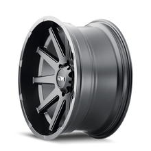 Cargar imagen en el visor de la galería, ION Type 143 17x9 / 8x165.1 BP / -12mm Offset / 125.2mm Hub Matte Black Wheel