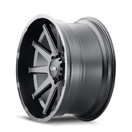 ION Type 143 20x9 / 8x180 BP / 18mm Offset / 124.2mm Hub Matte Black Wheel