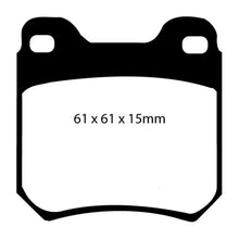 Cargar imagen en el visor de la galería, EBC 97-01 Cadillac Catera 3.0 Redstuff Rear Brake Pads