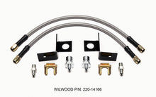 Cargar imagen en el visor de la galería, Wilwood Flexline Kit 14 inch -3 M10-1.00 IF 1/8 NPT Straight