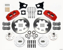 Cargar imagen en el visor de la galería, Wilwood Dynapro 6 Front Hub Kit 12.19in Red AMC 71-76 OE Disc w/o Bendix Brakes