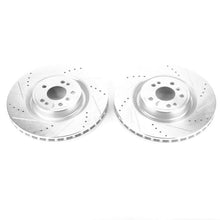 Cargar imagen en el visor de la galería, Power Stop 13-16 Mercedes-Benz GL350 Front Evolution Drilled &amp; Slotted Rotors - Pair