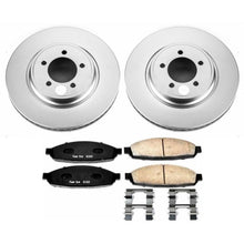 Cargar imagen en el visor de la galería, Power Stop 03-05 Lincoln Aviator Front Z17 Evolution Geomet Coated Brake Kit