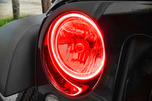 Cargar imagen en el visor de la galería, Oracle 07-17 Jeep Wrangler Surface Mount LED Headlight Halo Kit - Red