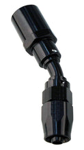 Cargar imagen en el visor de la galería, Fragola -10AN Male Rad. Fitting x 45 Degree Pro-Flow Hose End - Black