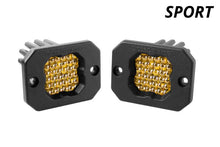 Cargar imagen en el visor de la galería, Diode Dynamics Stage Series C1 LED Pod Sport - Yellow Flood Flush ABL (Pair)