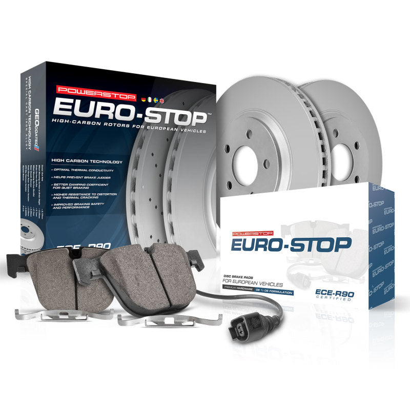 Power Stop 06-08 Porsche 911 Front Euro-Stop Brake Kit