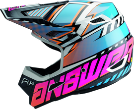 Answer AR3 Rapid Helmet Blue/Orange/Rhodamine - XS