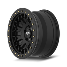 Cargar imagen en el visor de la galería, Dirty Life DT-3 17X9 5x127 -38 Offset - Satin Black w/ Simulated Beadlock
