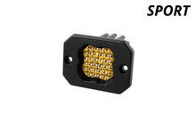 Cargar imagen en el visor de la galería, Diode Dynamics Stage Series C1 LED Pod Sport - Yellow Flood Flush ABL Each