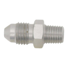 Cargar imagen en el visor de la galería, DeatschWerks 3AN Male Flare to 1/16in NPT Male - Anodized Stainless Steel