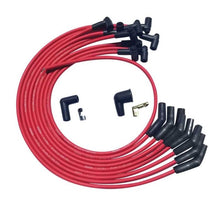 Cargar imagen en el visor de la galería, Moroso BBC Over Valve Cover 135 Deg Plug Ends HEI Ultra Spark Plug Wire Set - Red