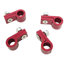 Cargar imagen en el visor de la galería, Russell Line Clamp For -6 Tubing Black Anodize (4 Pack)