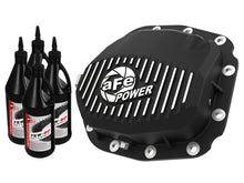 Cargar imagen en el visor de la galería, aFe Rear Differential Cover (Black Machined; Pro Series); 15-19 Ford F-150 V6-2.7L (t) (12-Bolt)