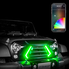 Load image into Gallery viewer, XK Glow JK Wrangler XKCHROME LED Grill Kit (Dual Mode)