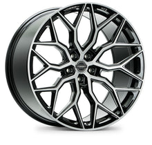 Cargar imagen en el visor de la galería, Vossen HF-2 20x9 / 5x112 / ET25 / Flat Face / 66.56 - Brushed Gloss Black Wheel