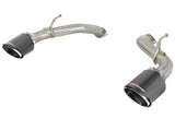 aFe Takeda 2.5in 304 SS Axle-Back Exhaust w/ Carbon Fiber Tips 16-19 Infiniti Q50 V6-3.0L (tt)