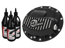 Cargar imagen en el visor de la galería, aFe Power Pro Series Front Diff Cover Black Machined &amp; Gear Oil 13-18 Dodge Ram 2500/3500