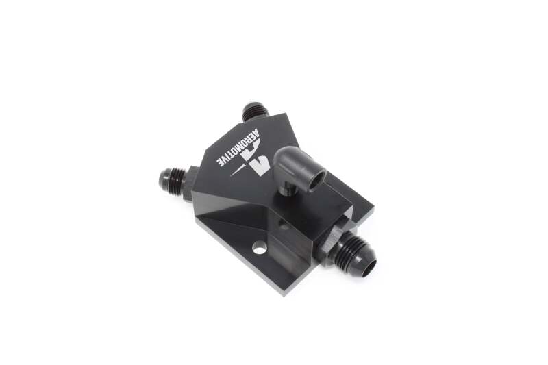 Aeromotive VaporWorx Y-Block Kit - (2) AN-06 ORB (1) AN-08 ORB (1) 1/8in NPT