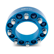 Cargar imagen en el visor de la galería, Mishimoto Borne Off-Road Wheel Spacers - 8X170 - 125 - 50mm - M14 - Blue