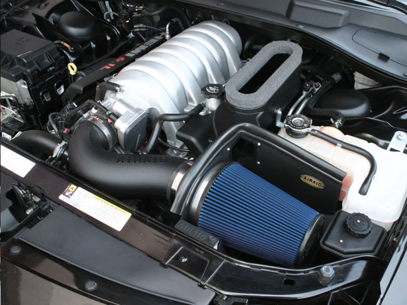 Airaid 06-10 Dodge Charger / 08 Magnum SRT8 6.1L Hemi CAD Intake System w/ Tube (Dry / Blue Media)