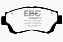 Cargar imagen en el visor de la galería, EBC 98-03 Toyota Sienna 3.0 Greenstuff Front Brake Pads