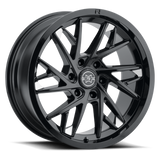 Method Raised MR801 20x10 / 6x135 BP / -18mm Offset / 87mm Bore - Gloss Black Milled Wheel