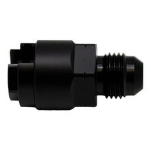 Cargar imagen en el visor de la galería, DeatschWerks 6AN Male Flare to 1/4in Female EFI Quick Connect Adapter - Anodized Matte Black