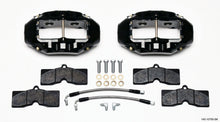 Cargar imagen en el visor de la galería, Wilwood D8-4 Rear Caliper Kit Black Corvette C2 / C3 65-82