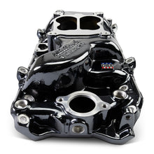 Cargar imagen en el visor de la galería, Edelbrock 65-90 BB Chevy Oval Port Heads Performer 2-O Manifold - Black Plasma
